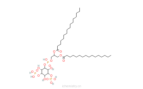 cas:214282-36-7_3,5-二磷酸磷脂酰肌醇的分子结构