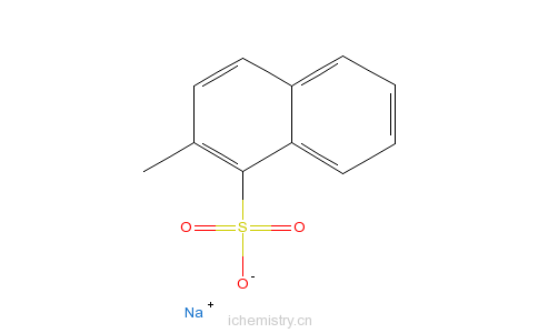 cas:26264-58-4_甲基萘磺酸钠盐的分子结构