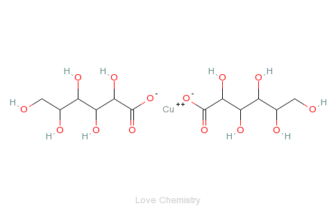 cas:527-09-3_葡萄糖酸铜的分子