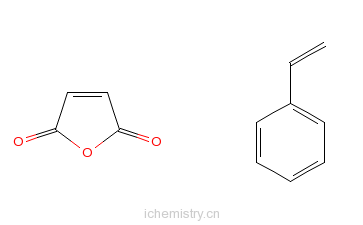 cas:9011--6_苯乙烯与顺丁烯二酸酐的共聚物的分子
